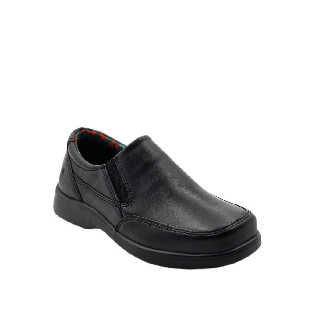 Slip on escolares Luka para niño color negro