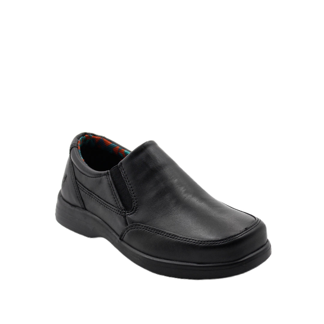 Slip on escolares Luka para niño color negro
