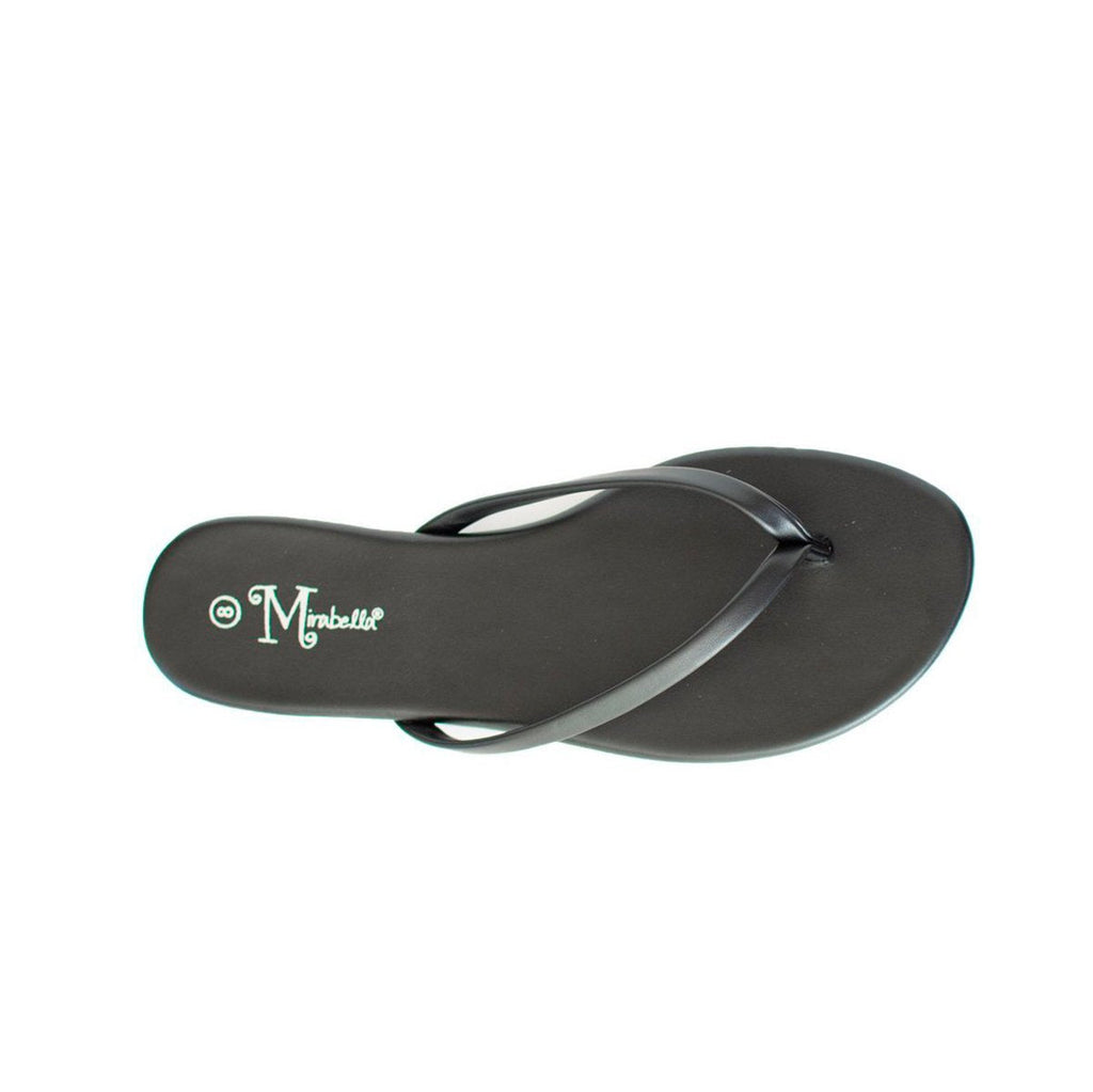 Sandalias flat Karen negro para Mujer