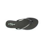 Sandalias flat Karen negro para Mujer