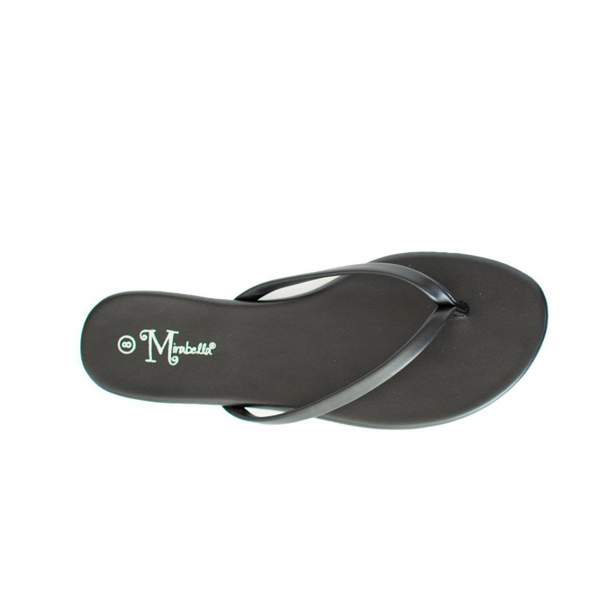 Sandalias flat Karen negro para Mujer