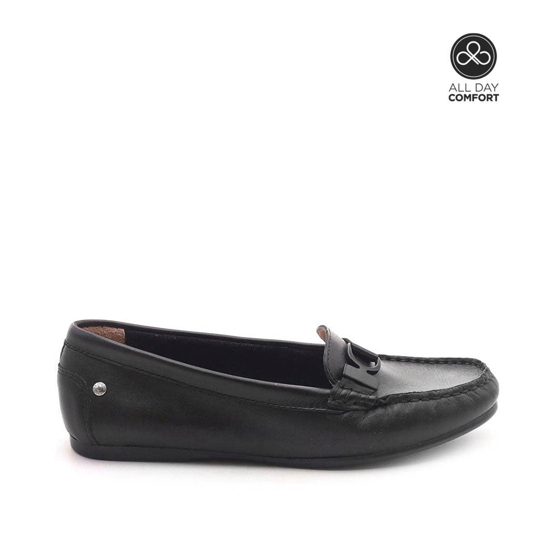 Mocasines Laura para mujer color negro
