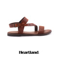 Sandalias flats Heartland Nicole tan para Mujer