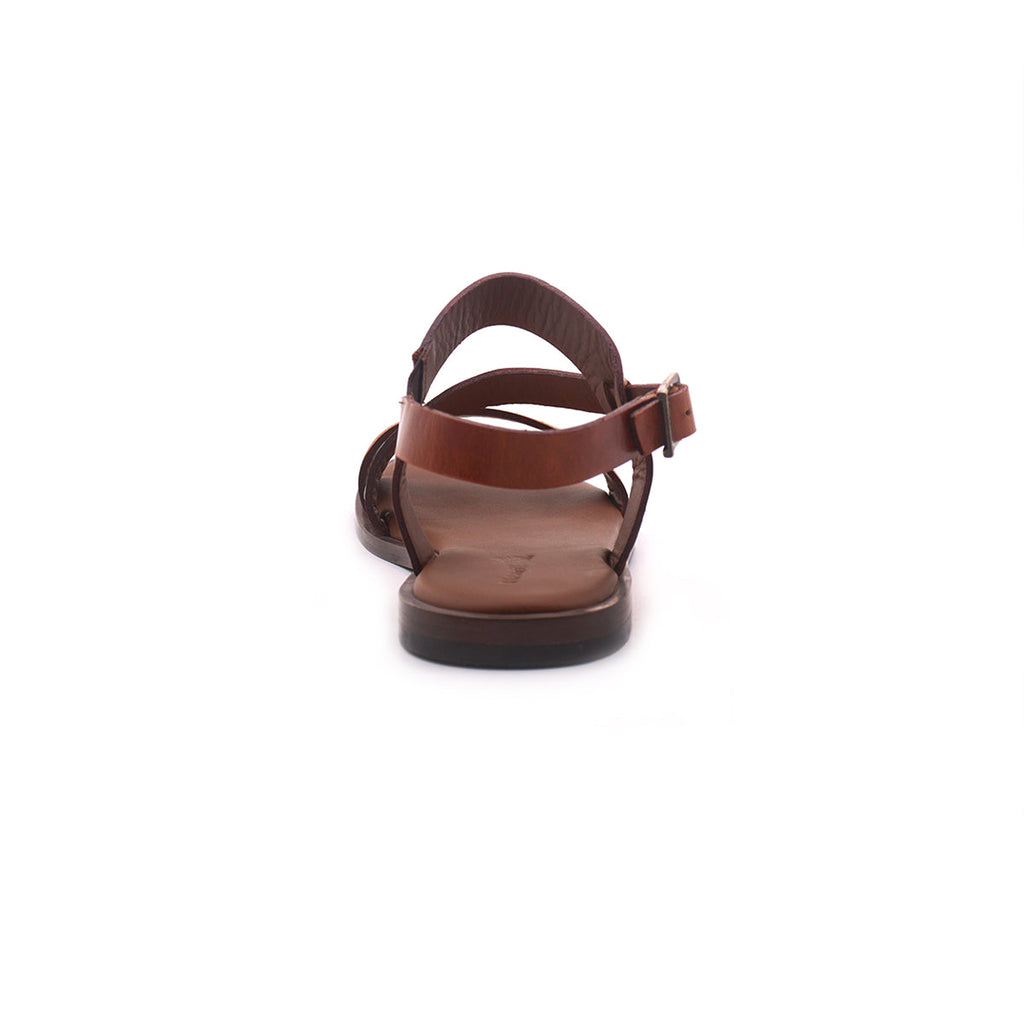 Sandalias flats Heartland Nicole tan para Mujer