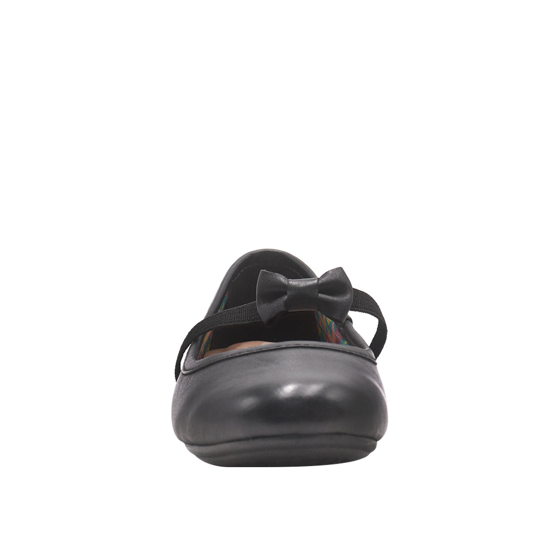 Ballerinas escolares Adrianna para niña color negro