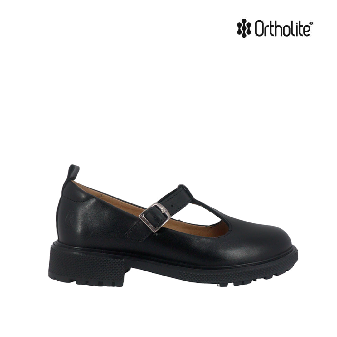 Ballerinas escolares Arianna para niña color negro