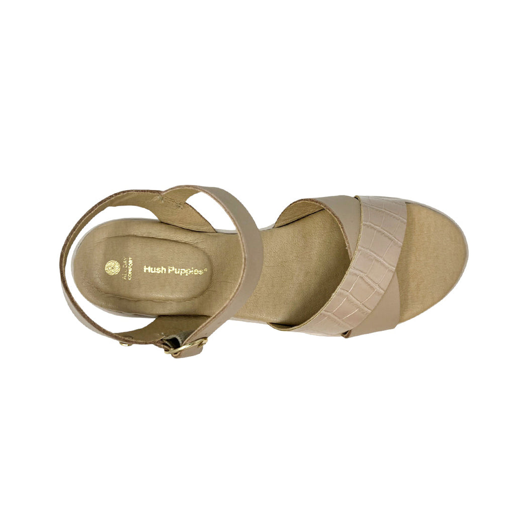 Sandalias flats Kamby para mujer color beige