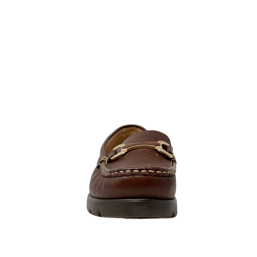 Mocasines Lizzy para mujer color cognac