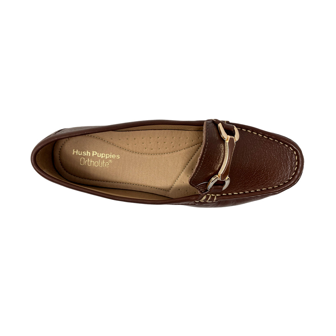 Mocasines Lizzy para mujer color cognac