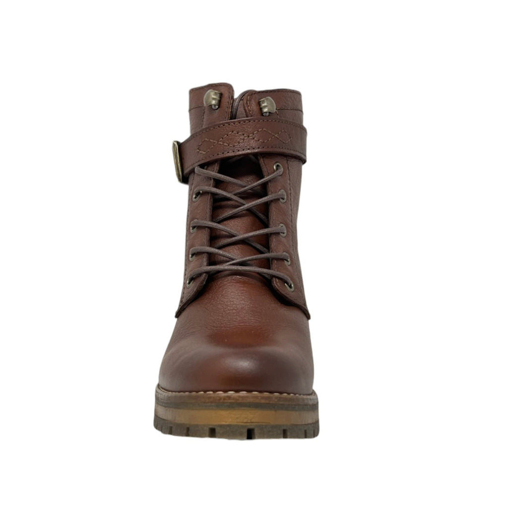 Botas de tacón Sarah color tan
