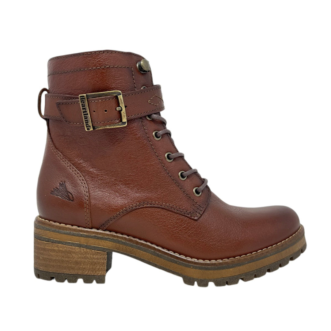 Botas de tacón Sarah color tan