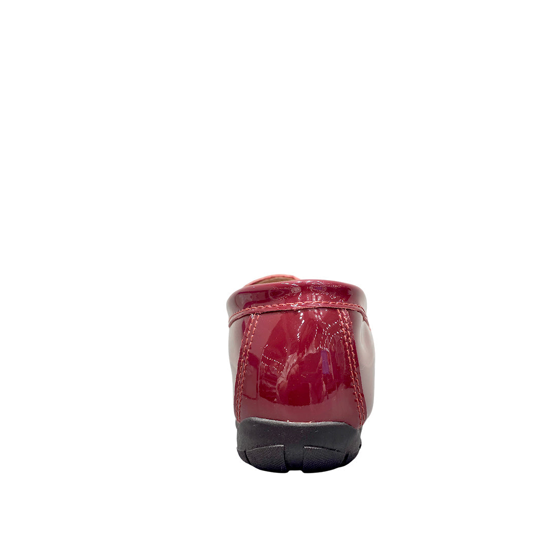 Mocasines Liza para mujer color vino
