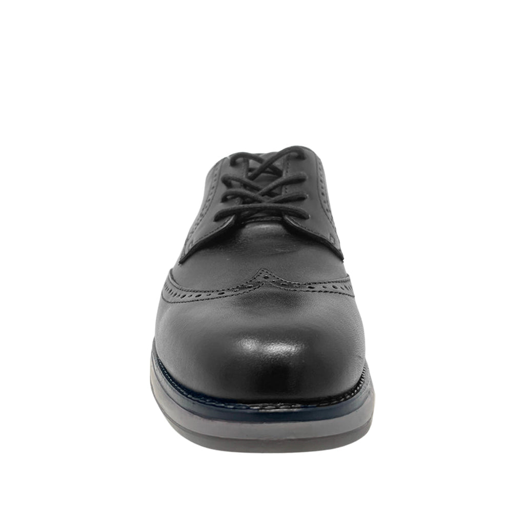 Derby shoes Simone Wingtip para hombre color negro