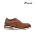 Derby shoes Simone Wingtip para hombre color tan