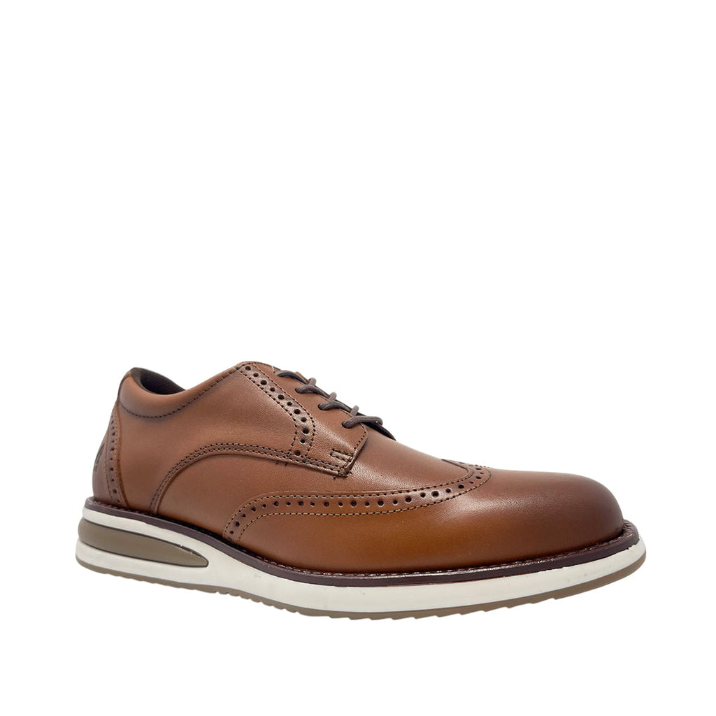 Derby shoes Simone Wingtip para hombre color tan