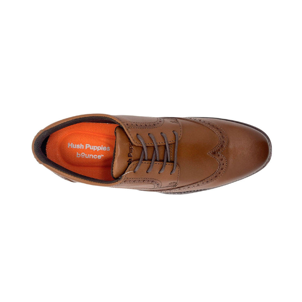 Derby shoes Simone Wingtip para hombre color tan