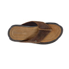 Sandalias slip on Gustav para hombre color café