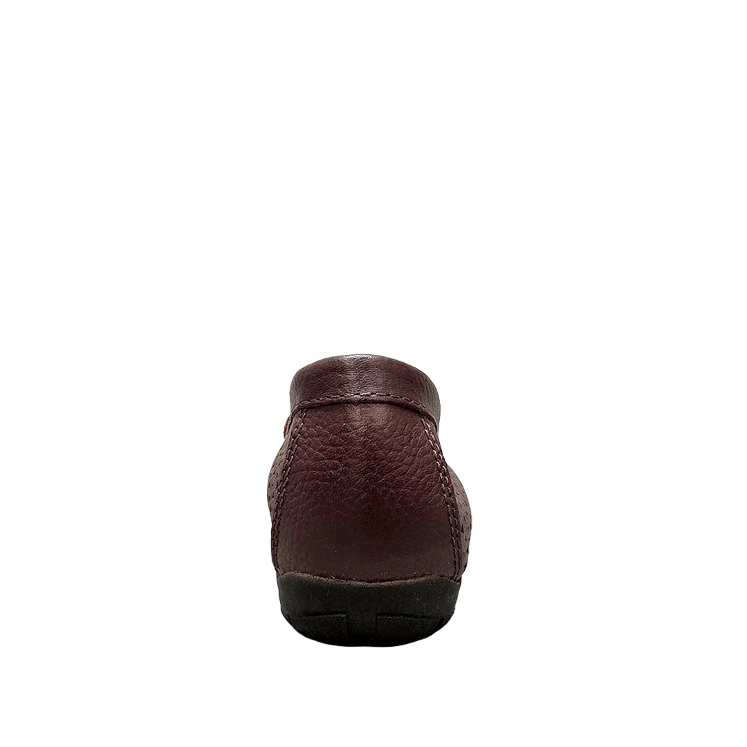 Mocasines Lorivel para mujer color vino