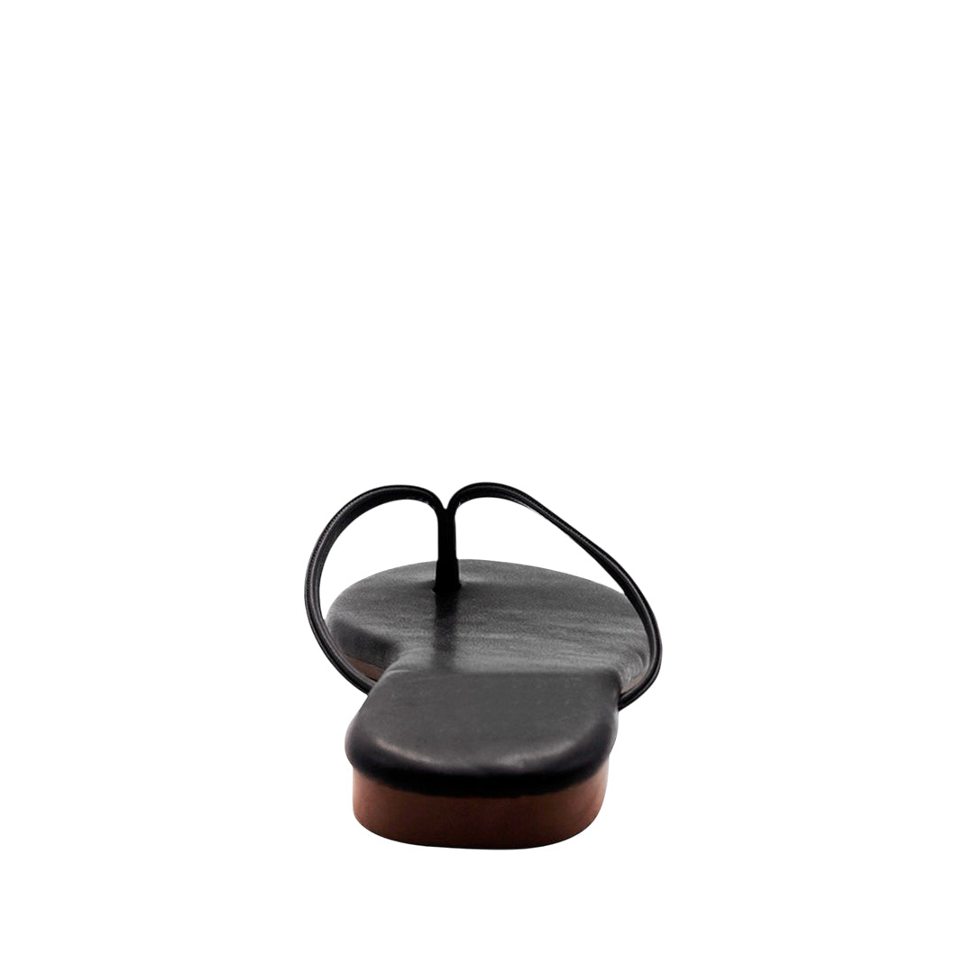 Sandalias flat Karen negro para Mujer