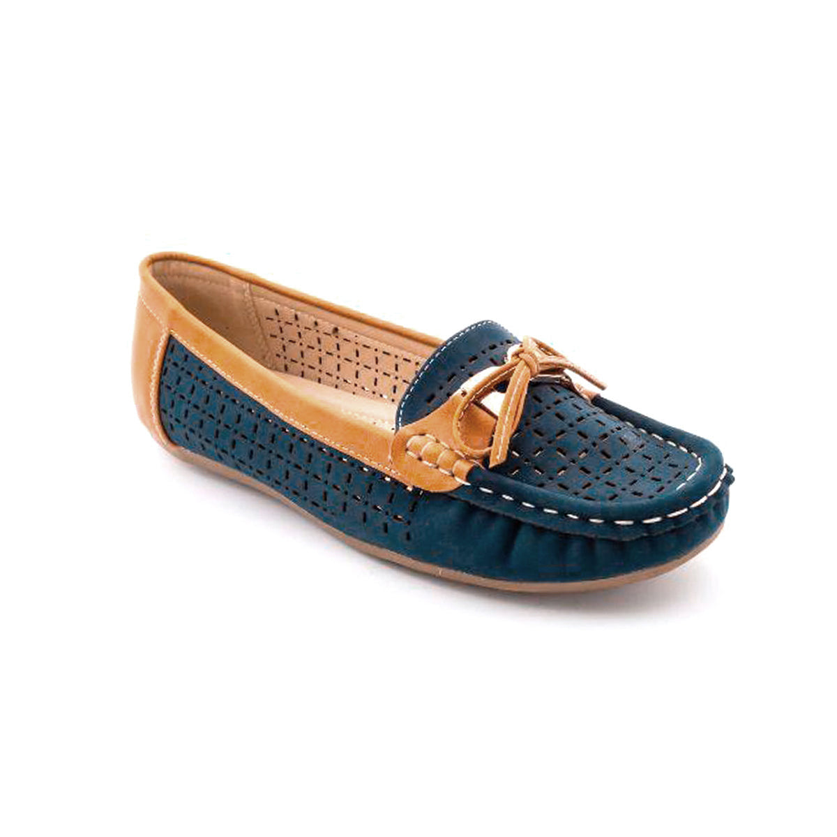 Mocasines Livy azul para Mujer