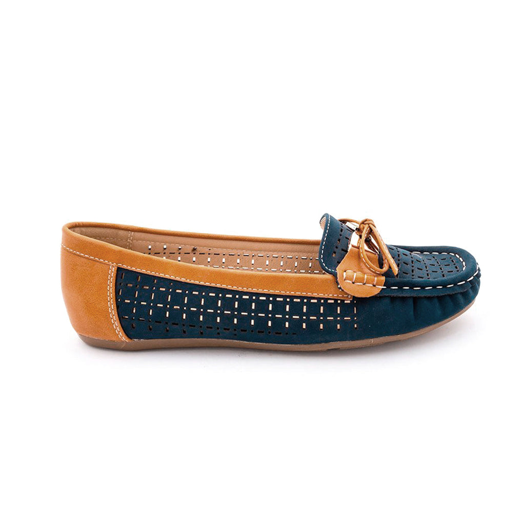 Mocasines Livy azul para Mujer