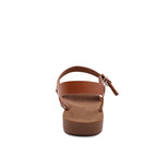 Sandalias flat Sulenmir camel para Mujer