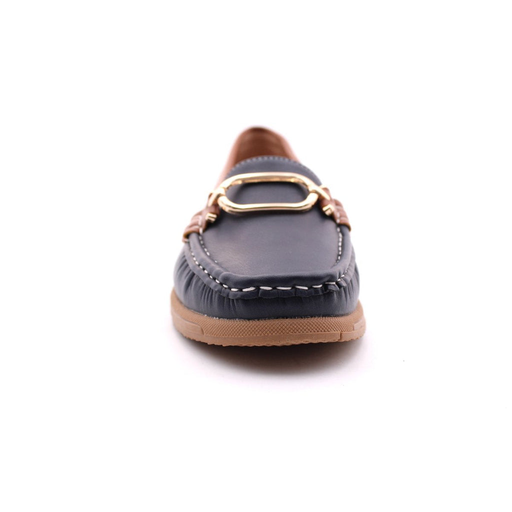 Mocasines Ritavel azul para Mujer