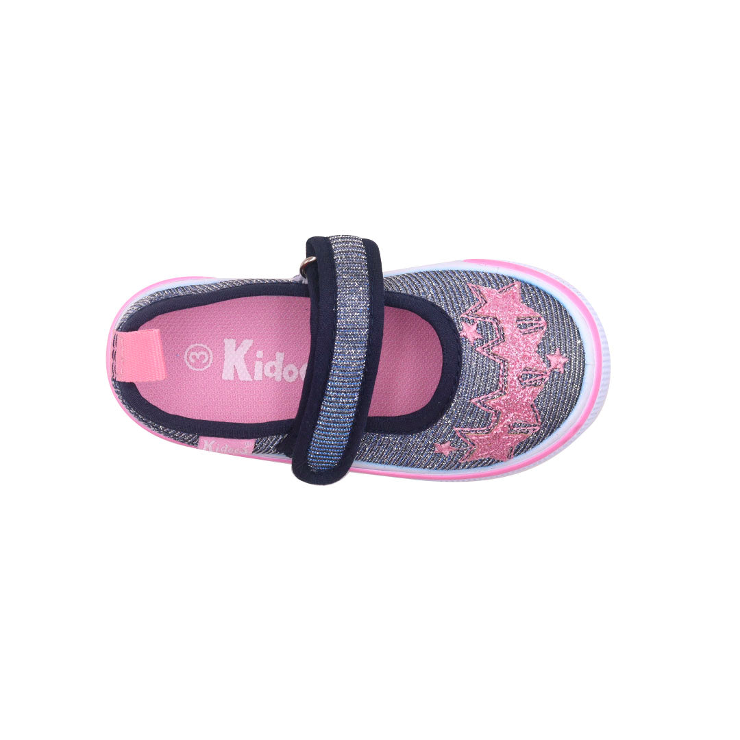 Zapatos canvas Elsa Bal navy para Infante