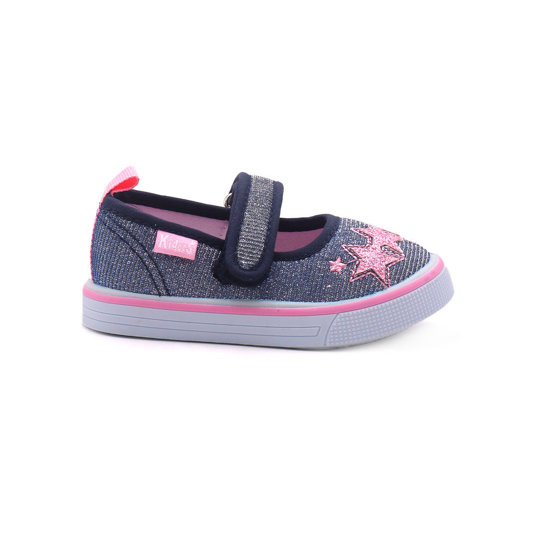 Zapatos canvas Elsa Bal navy para Infante