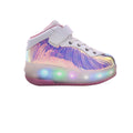 Tenis Skate bracos con luces blanco para Niñas
