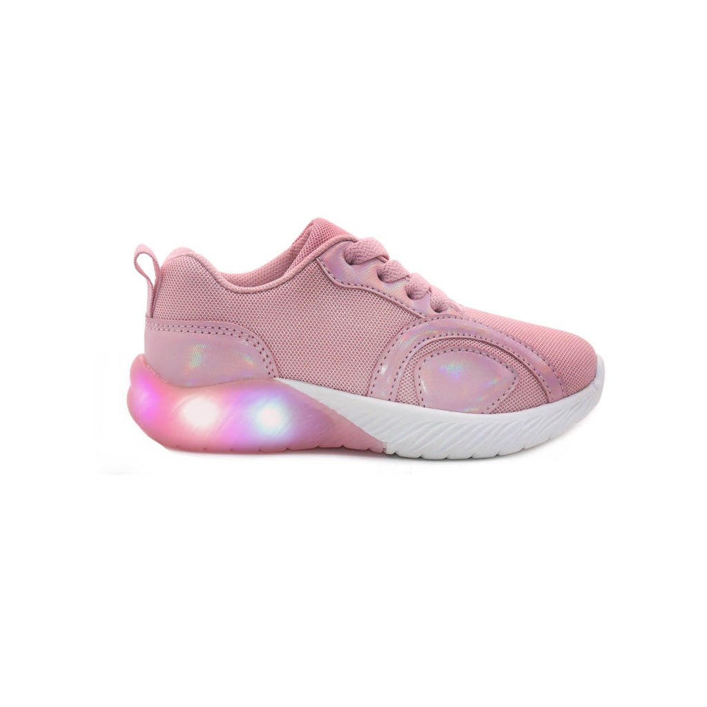 Tenis Bela bracos con luces rosado para Niñas
