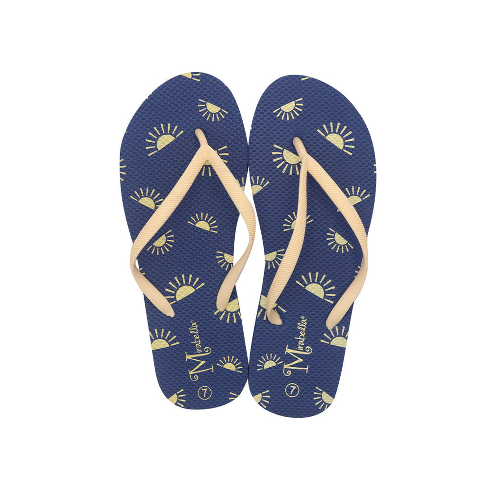 Sandalias flat Rivera mirabella amarillo para Mujer
