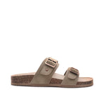 Sandalias Flats Berkeley taupe para Mujer