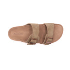 Sandalias Flats Berkeley taupe para Mujer