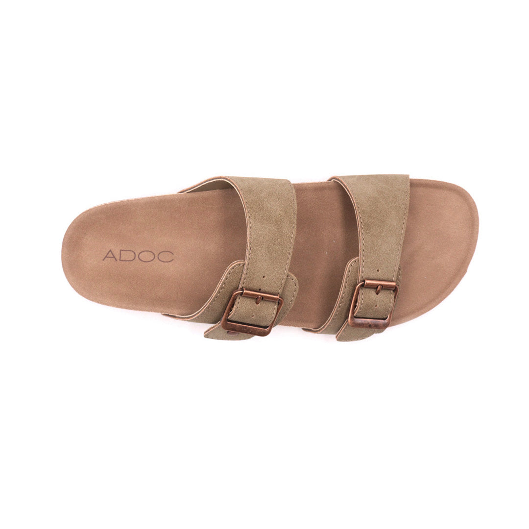 Sandalias Flats Berkeley taupe para Mujer
