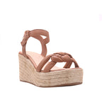 Sandalias de plataforma Doha para mujer color tan