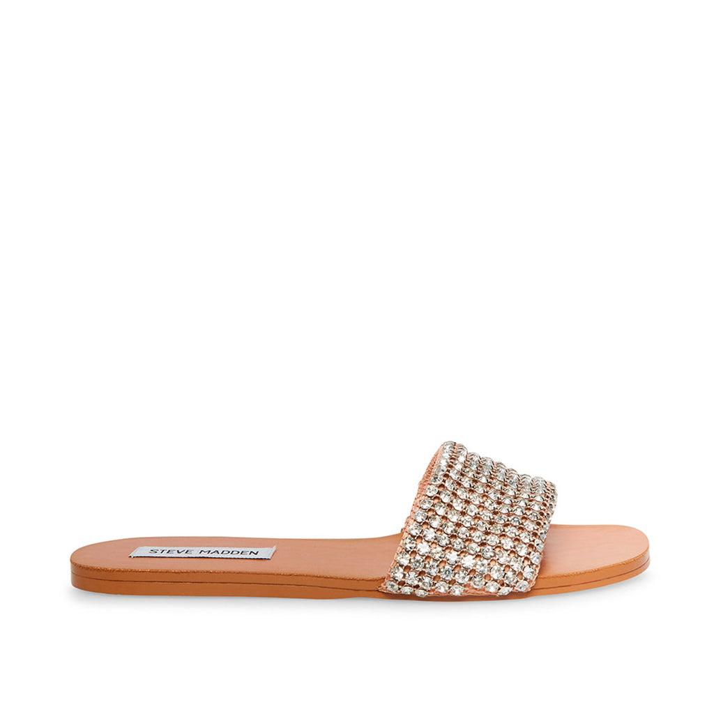 Sandalias flats Heather color plateado