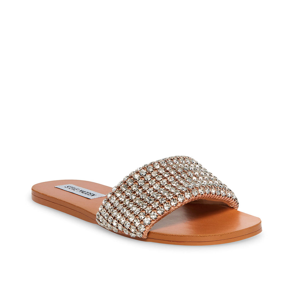Sandalias flats Heather color plateado