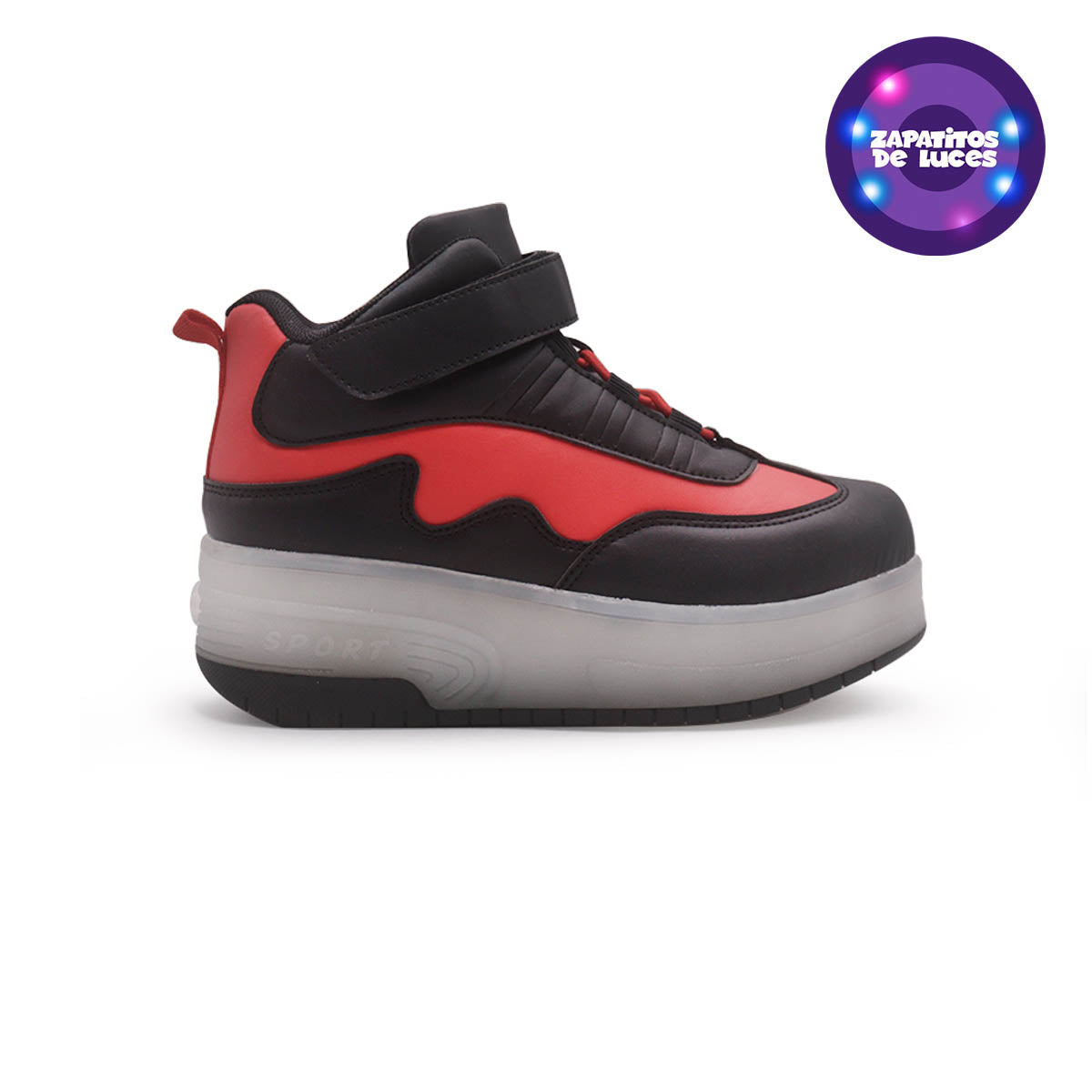 Tenis Veloz Bracos negro para Niños
