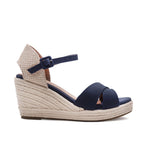 Sandalias de cuña Lya color navy