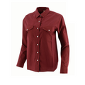 Camisa Boyfriend para mujer color vino