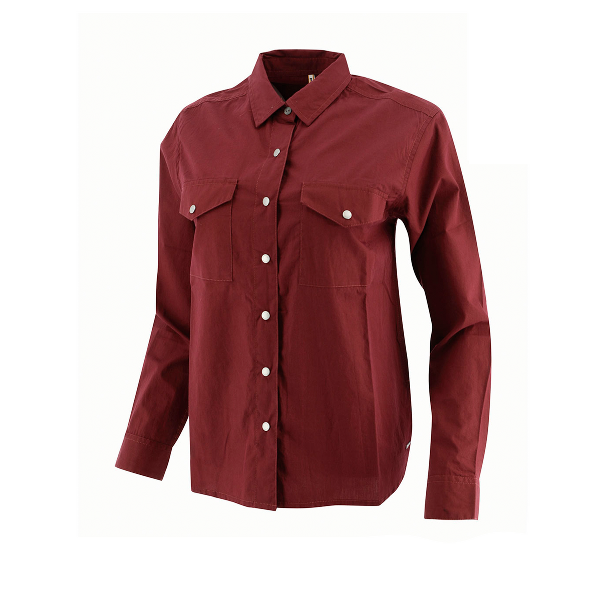 Camisa Boyfriend para mujer color vino