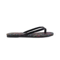 Sandalias Flats Karen Heart negro para Mujer