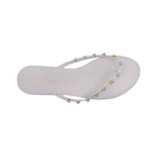 Sandalias Flats Karen Mirabella blanco para Mujer