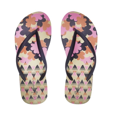 Sandalias Flats Bermuda Mirabella navy para Mujer