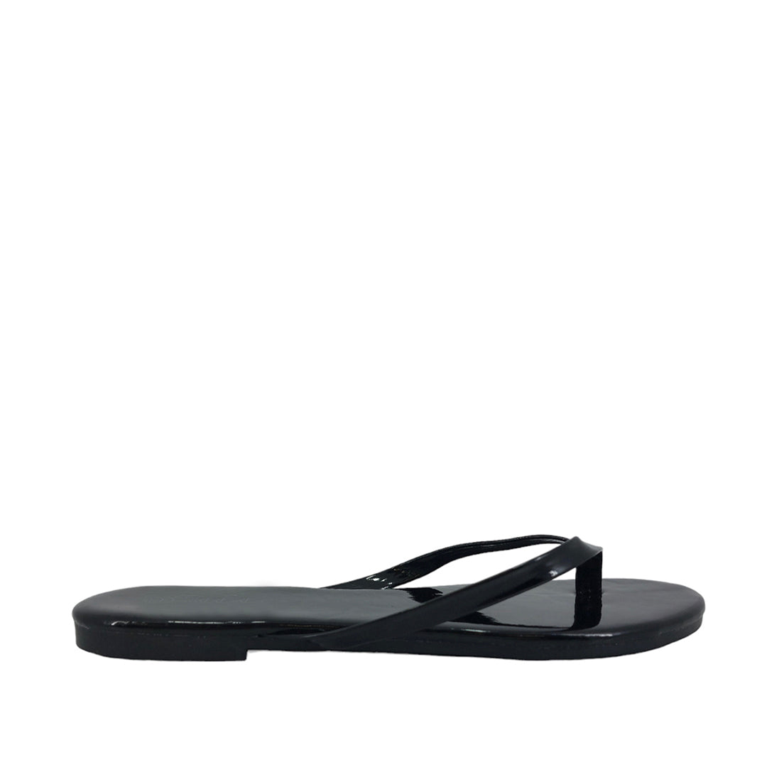 Sandalias flats Karen 1 negro para Mujer