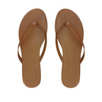 Sandalias flat Karen cognac para Mujer