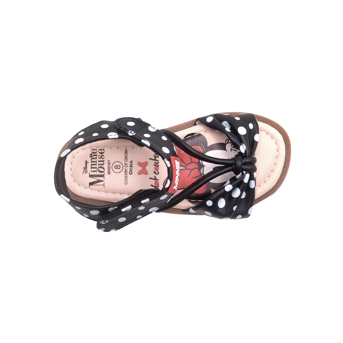 Sandalias Minnie Mouse negro para Niñas