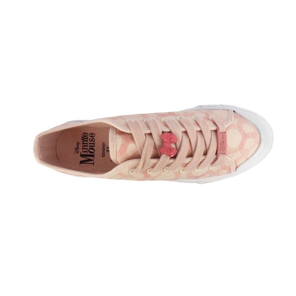 Sneakers Minnie color rosado para mujer
