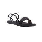 Sandalias Flats Alana Mirabella negro para Mujer